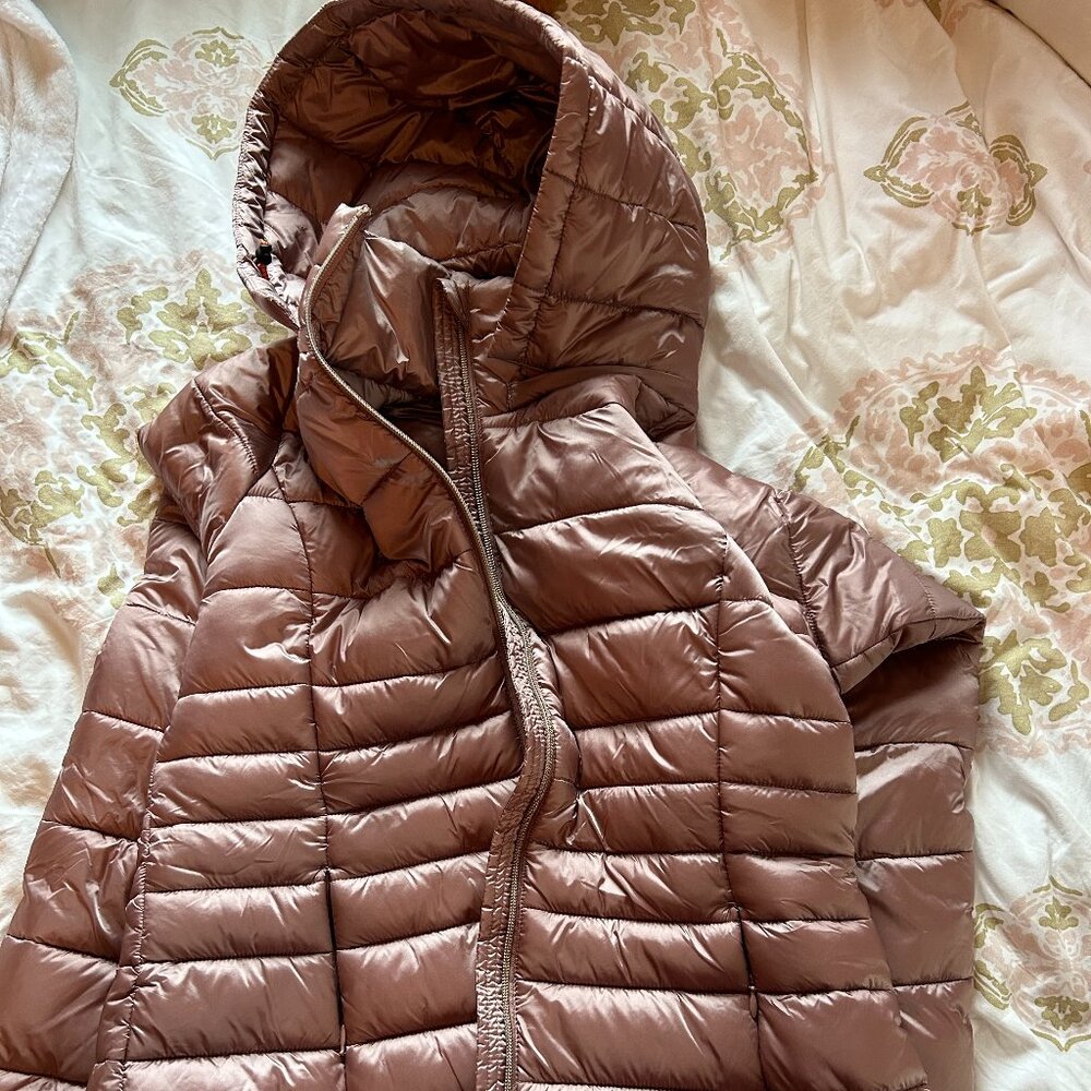 Save The Duck Ultra Light Pink Metallic Color Animal-Free Puffer